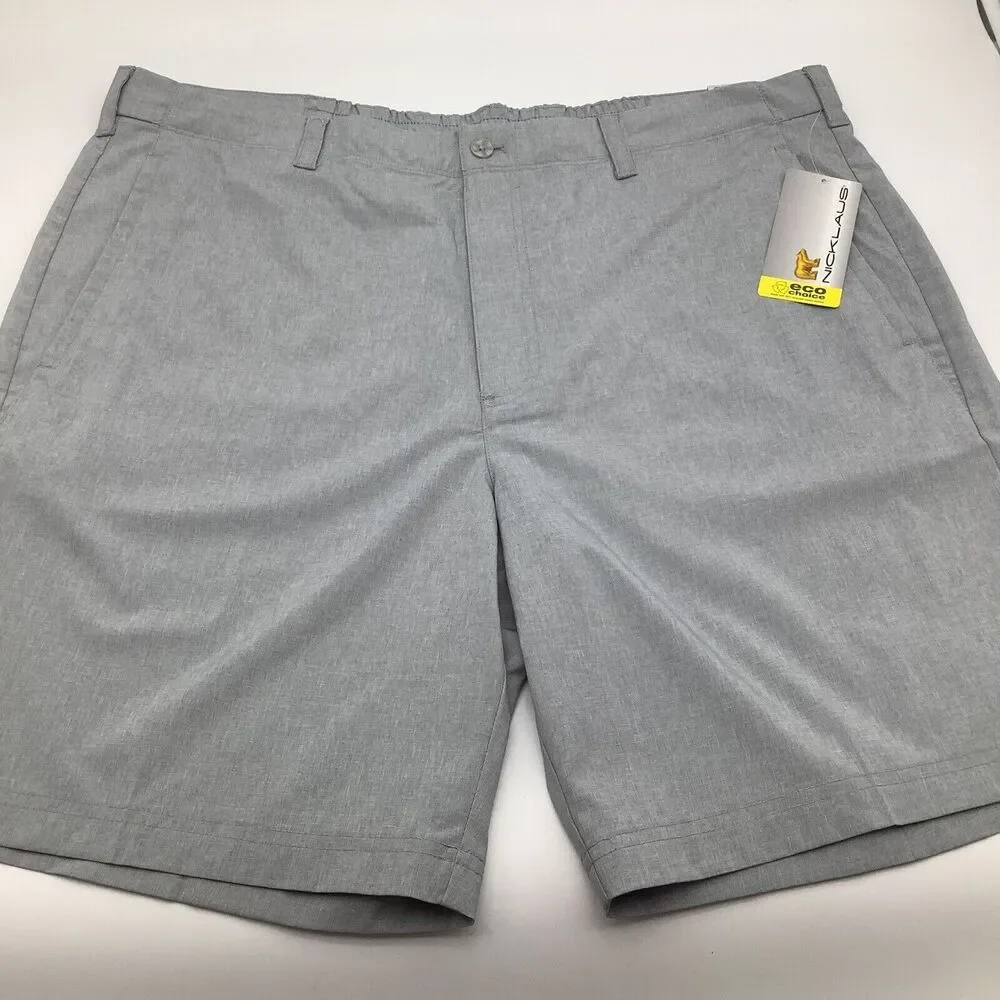 Nicklaus Mens Eco Choice Golf Shorts Gray Size 40 NWT